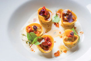 Ravioli con coniglio all'ischitana