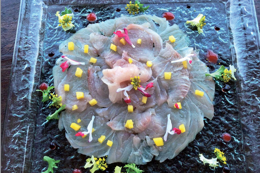 Carpaccio di ricciola