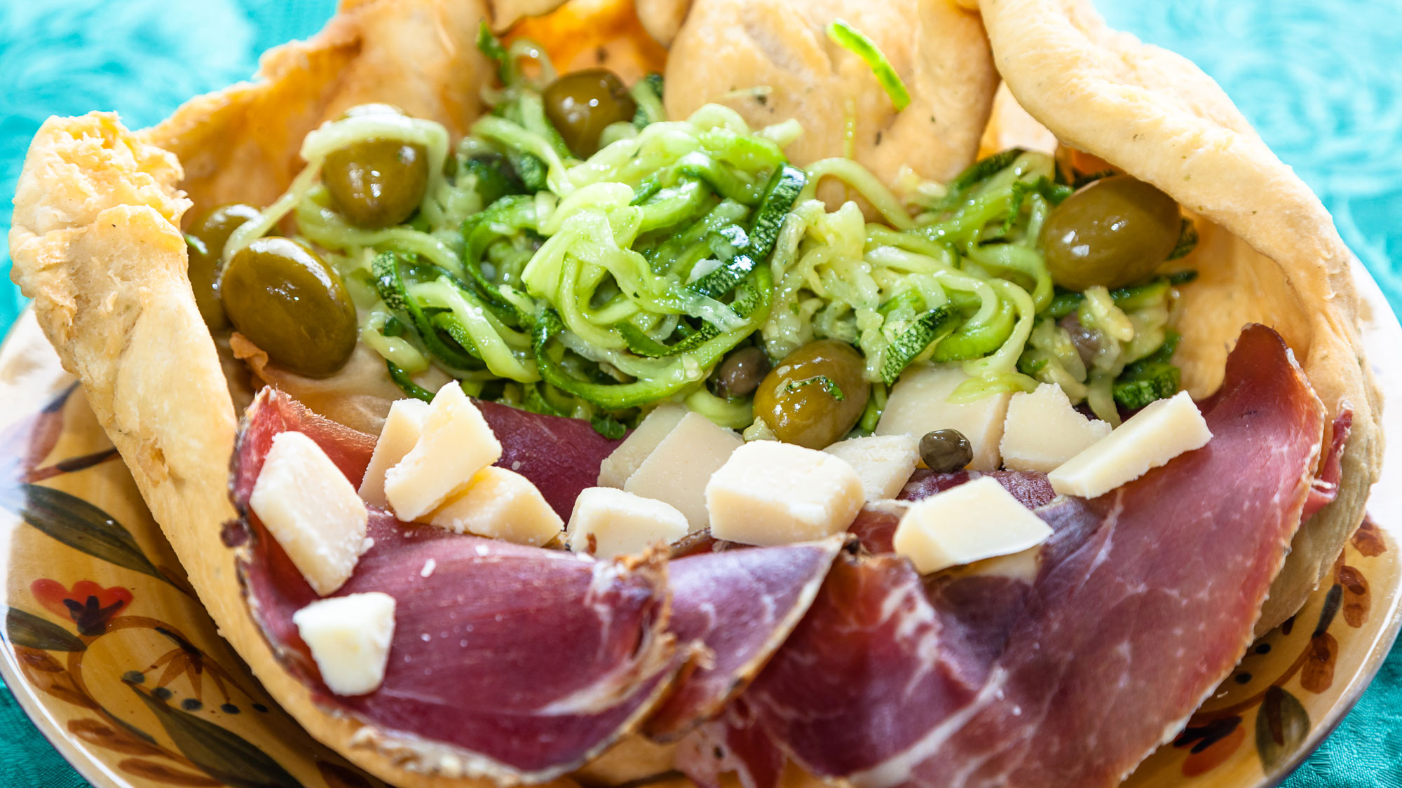 Cestino Rustico con zucchine