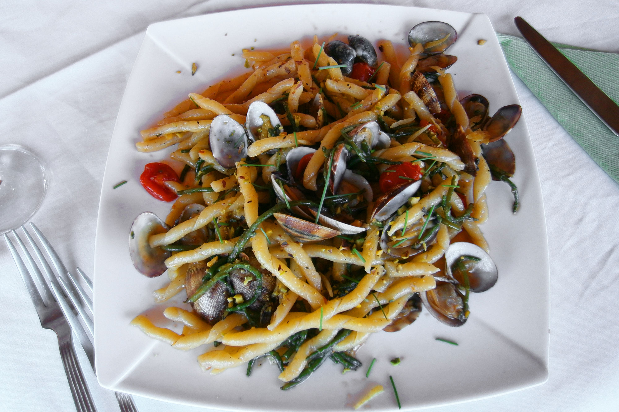 Fusilli al profumo di mare
