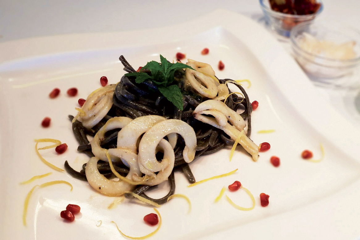 Linguine seppie e limone