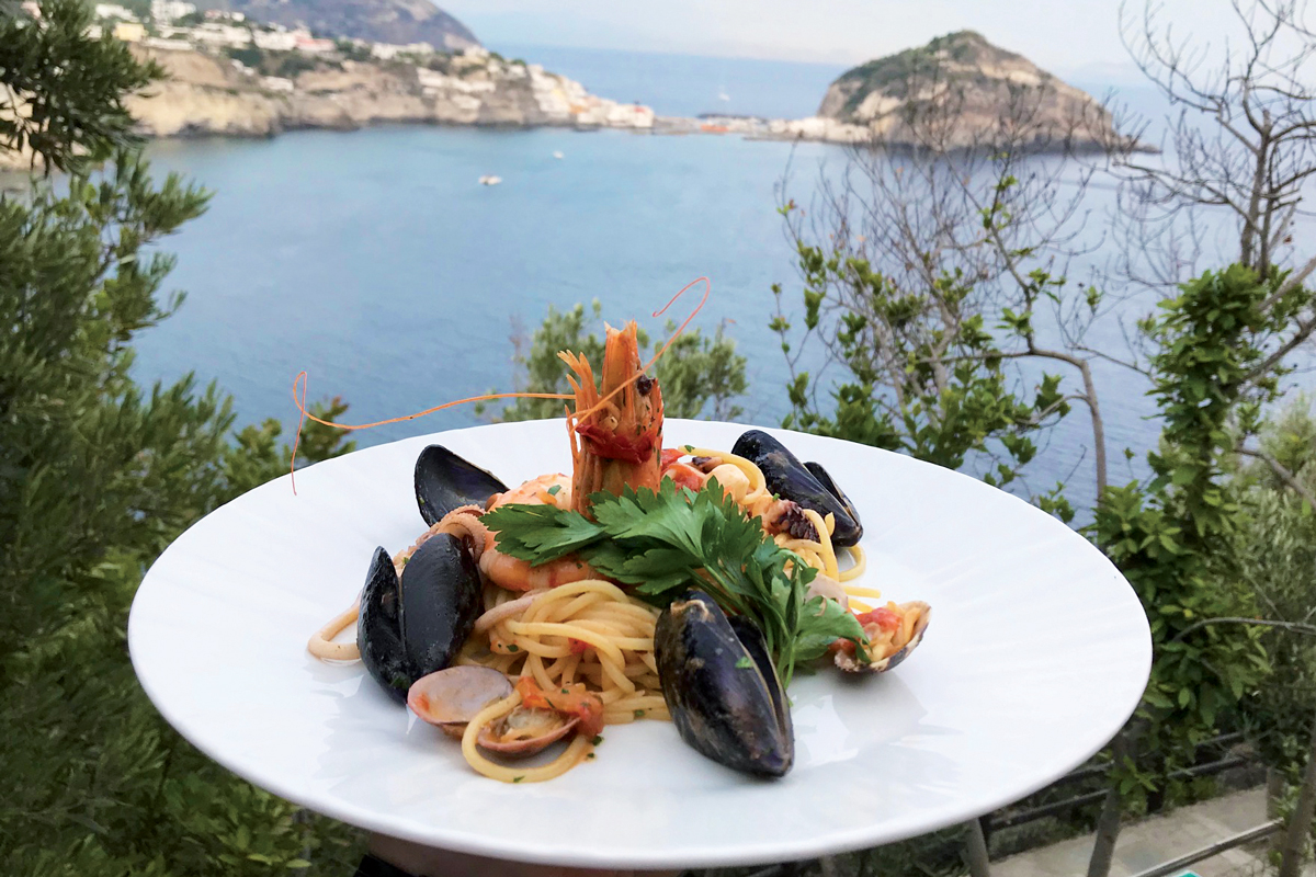 Spaghettoni di Gragnano alla risacca di Sorgeto